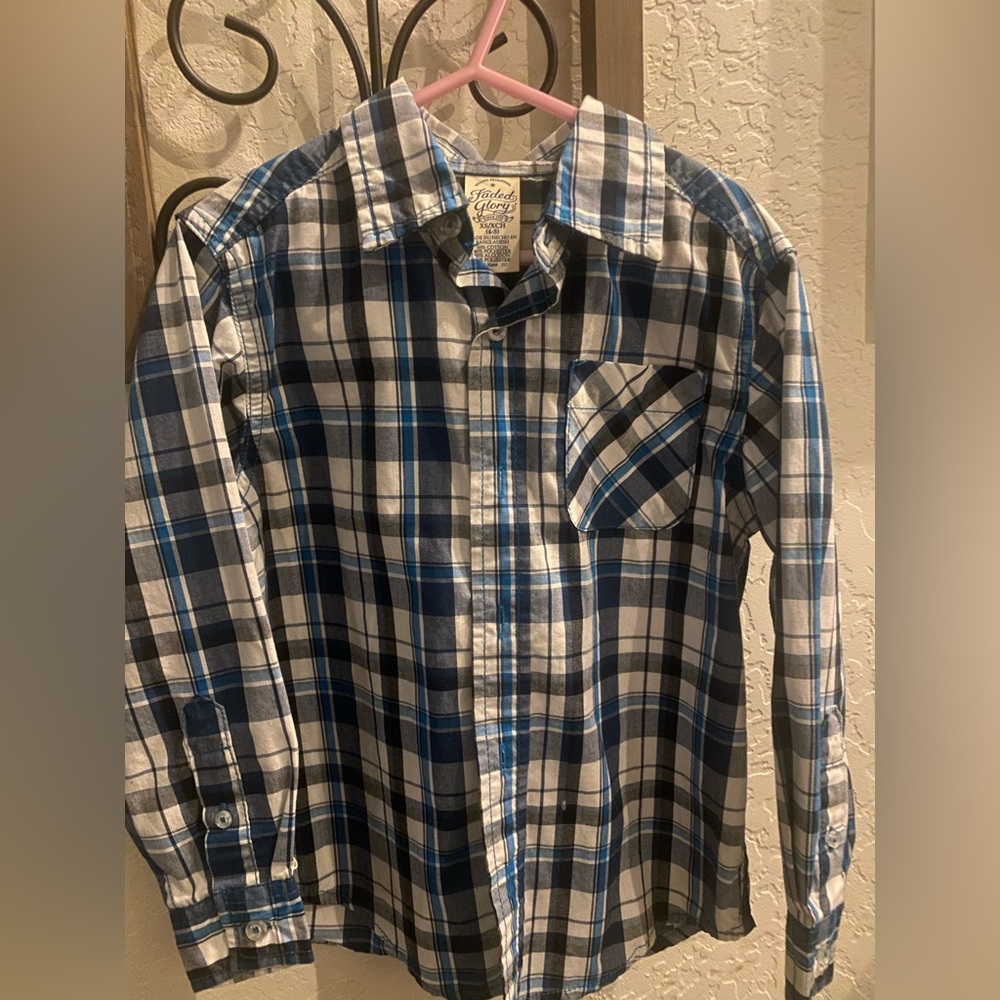 Boys long sleeve Button up